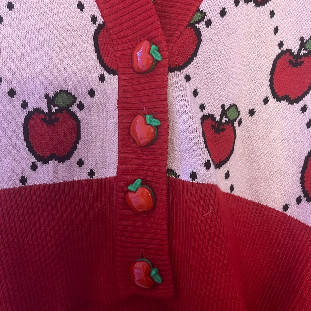 Hello Kitty Apple Button Sweater